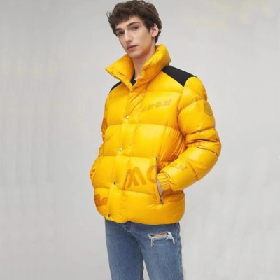 몽클레어 남성 옐로우 다운 패딩 - Moncler Mens Yellow Down Padding - mo184x