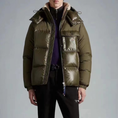 몽클레어 남성 그린 다운 패딩 - Moncler Mens Green Down Padding - mo188x