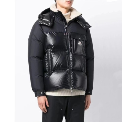 몽클레어 남성 블랙 다운 패딩 - Moncler Mens Black Down Padding - mo189x