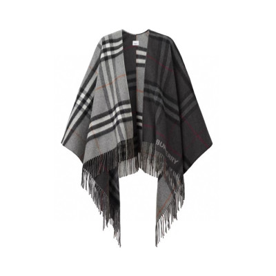 버버리 여성 그레이 양면 판쵸 - Burberry Womens Gray Pancho - bu312x