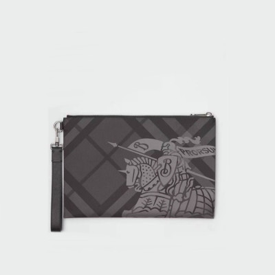 버버리 남성 그레이 클러치 - Burberry Mens Gray Clutch - bu325x