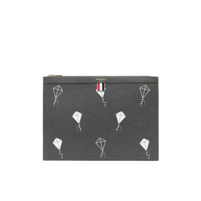 톰브라운 남성 그레이 클러치 - Thom Browne Mens Gray Clutch - th113x