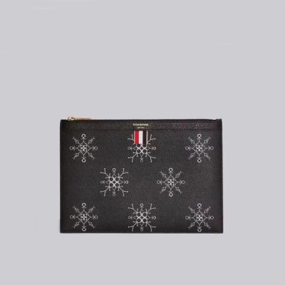 톰브라운 남성 블랙 클러치 - Thom Browne Mens Black Clutch - th114x