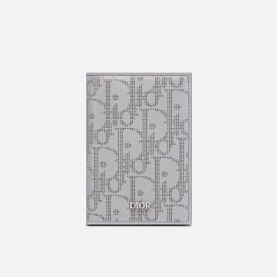 디올 남성 그레이 반지갑 - Dior Mens Gray Half Wallets - di808x