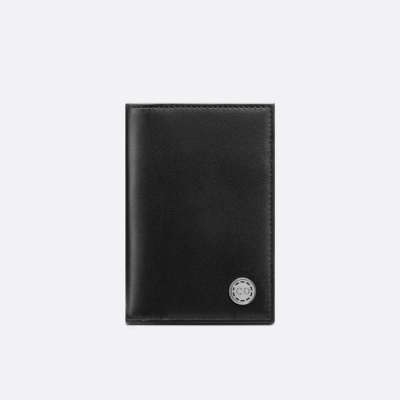 디올 남성 블랙 반지갑 - Dior Mens Black Half Wallets - di810x