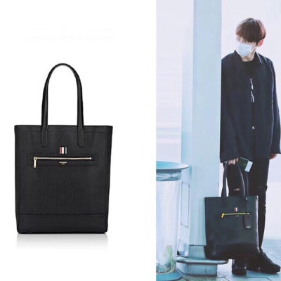 톰브라운 남성 블랙 서류가방 - Thom Browne Mens Business Bag - th125x