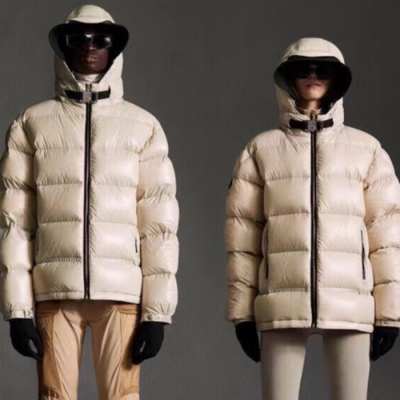 몽클레어 남/녀 덕다운 아이보리 패딩 - Moncler Unisex Ivory Padding - mo215x