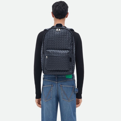 보테가베네타 남성 클래식 네이비 백팩 - Bottega veneta Mens Navy Back Pack - bv248x