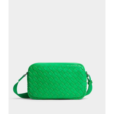 보테가베네타 남성 그린 카메라백 - Bottega Veneta Mens Green Camera Bag - bv250x