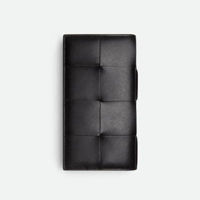 보테가베네타 남성 블랙 장지갑 - Bottega Veneta Mens Black Long Wallets - bv257x