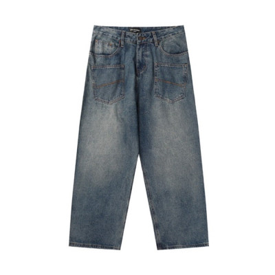 발렌시아가 남성 블루 청바지 - Balenciaga Mens Blue Jeans - ba824x