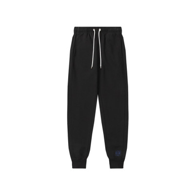 로에베 남성 블랙 트레이닝 팬츠 - Loewe Mens Black Pants - ba810x