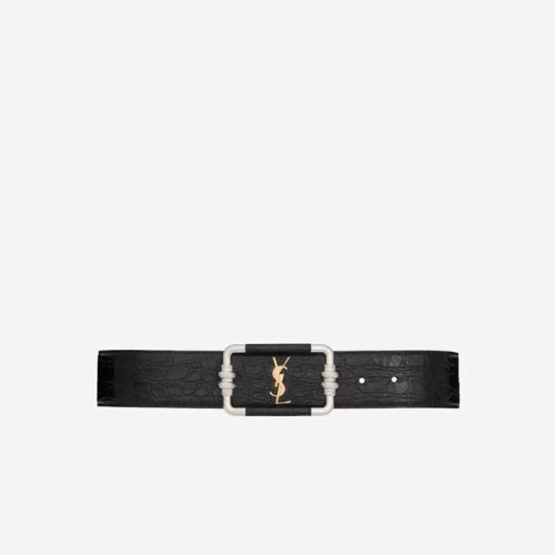 입생로랑 여성 블랙 벨트 - Saint Laurent Womens Black Belts - ysl432x