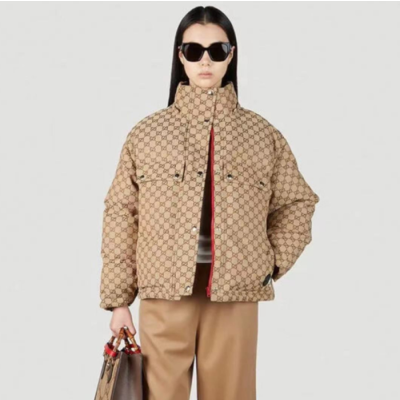 구찌 여성 모던 카멜 패딩 -  Gucci Womens Camel Padding - gu1123x