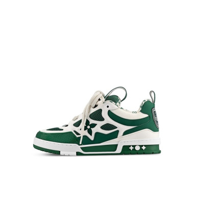 루이비통 남성 그린 스니커즈 - Louis vuitton Mens Green Sneakers - lv2037x