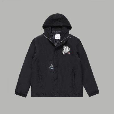 몽클레어 남성 블랙 자켓 - Moncler Mens Black Jackets - mo221x