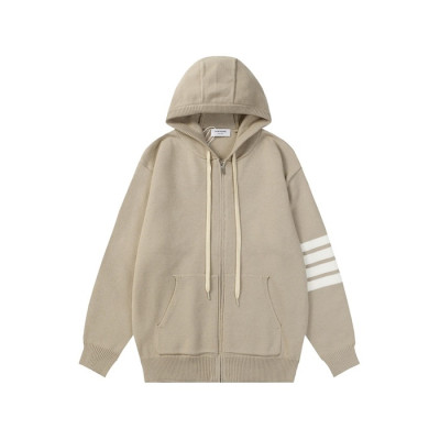 톰브라운 남성 캐쥬얼 베이지 후드티 - Thom Browne Mens Beige Hoodie - to130x