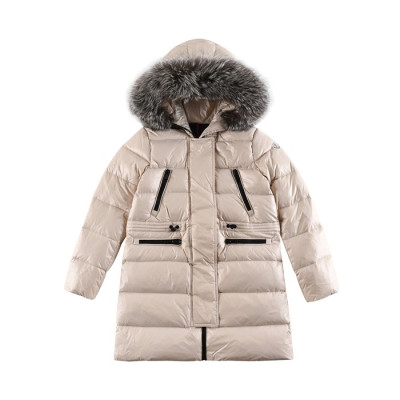 몽클레어 여성 베이지 롱패딩 - Moncler Womens Beige Down Padding - mo235x