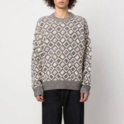 아크네 남/녀 크루넥 그레이 니트 - Acne Unisex Gray Knits - ace228x