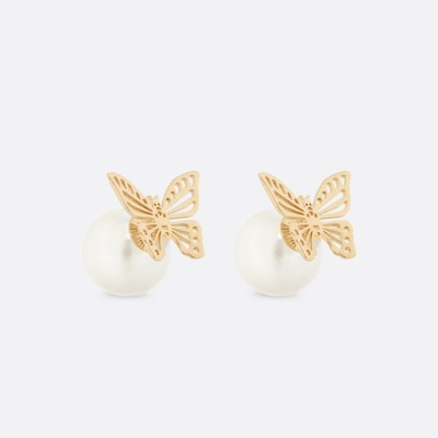 디올 여성 골드 이어링 - Dior Womens Gold Earring - acc383x