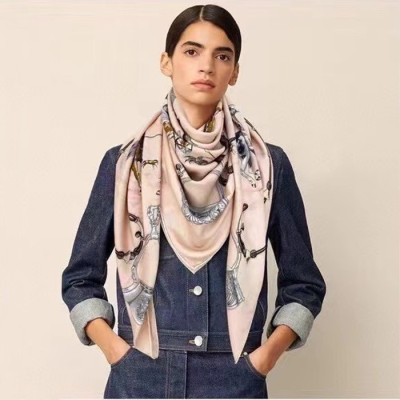 에르메스 여성 핑크 스카프 - Hermes Womens Pink Scarf - he526x