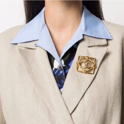 샤넬 여성 골드 브로치 - Chanel Womens Gold Brooch - acc480x