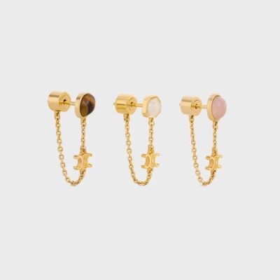 셀린느 여성 골드 이어링 - Celine Womens Gold Earring - acc490x