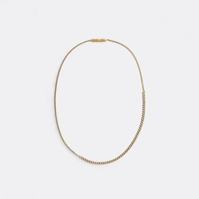 보테가베네타 남/녀 골드 목걸이 - Bottega veneta Unisex Gold Necklace - acc557x