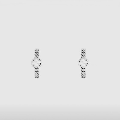 구찌 여성 화이트 골드 이어링 - Gucci Womens White Gold Earring - acc559x