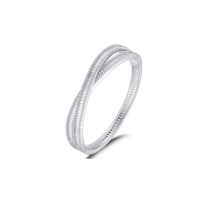 해리윈스턴 여성 화이트 골드 팔찌 - Harry winston Womens White Gold Bangle - acc685x