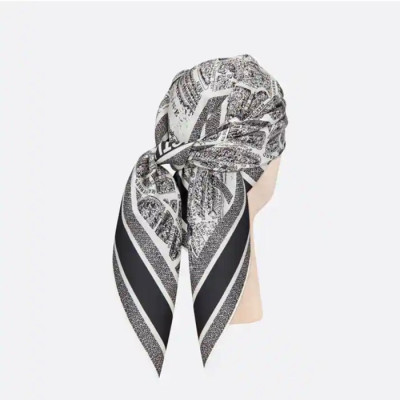 디올 여성 블랙 스카프 - Dior Womens Black Scarf - di872x