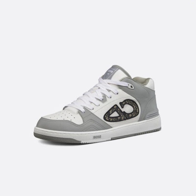 디올 남/녀 그레이 스니커즈 - Dior Unisex Gray Sneakers - di876x