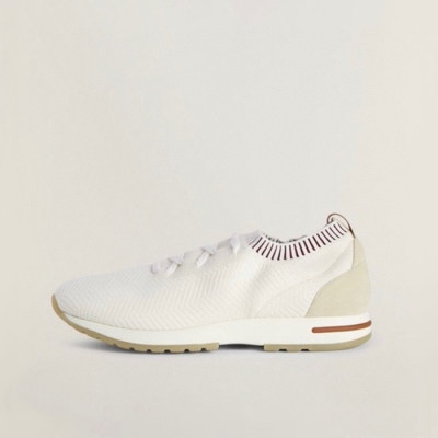 로로피아나 남성 화이트 스니커즈 - Loro Piana Mens White Sneakers - lp44x