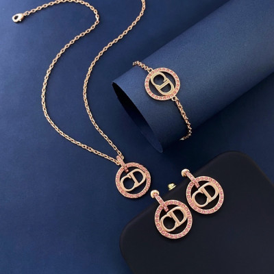 디올 여성 로즈 골드 이어링 - Dior Womens Rose Gold Earring - acc761x