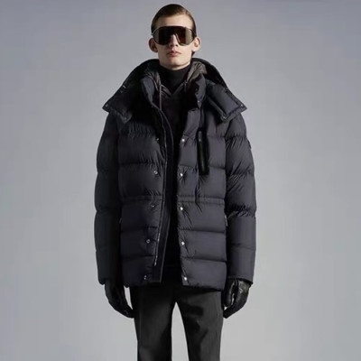 몽클레어 남성 구스 다운 블랙 패딩 - Moncler Mens Black Padding - fa15x