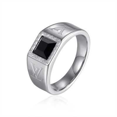 루이비통 남성 화이트 골드 반지 - Louis vuitton Mens White Gold Ring - acc823x