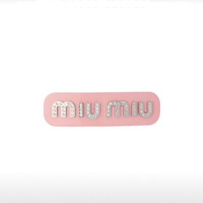 미우미우 여성 아크릴 헤어핀 - Miumiu Womens Acrylic Hairpin - acc829x