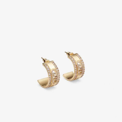 펜디 여성 옐로우 골드 이어링 - Fendi Womens Yellow-gold Earring - acc951x