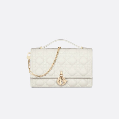 디올 여성 화이트 숄더백 - Dior Womens White Shoulder Bag - ba12x