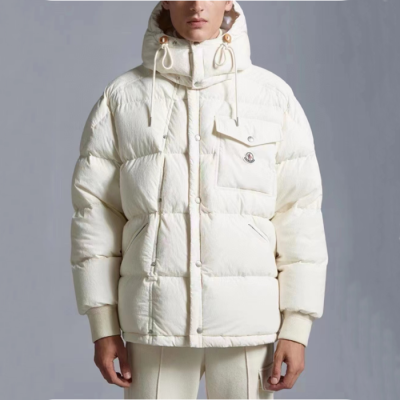 몽클레어 남성 덕다운 화이트 패딩 - Moncler Mens White Padding - mo259x