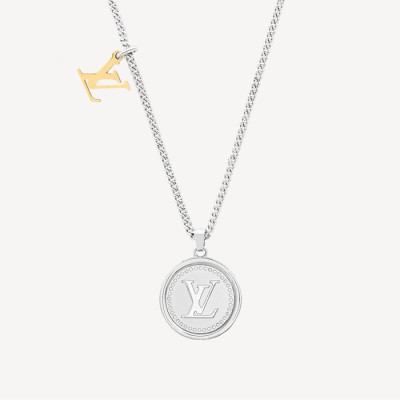 루이비통 남/녀 골드 목걸이 - Louis vuitton Unisex Gold Necklace - acc1094x