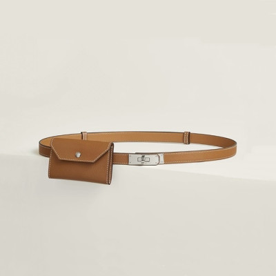 에르메스 여성 켈리 포켓 벨트 - Hermes Womens Gold Belts - be16x