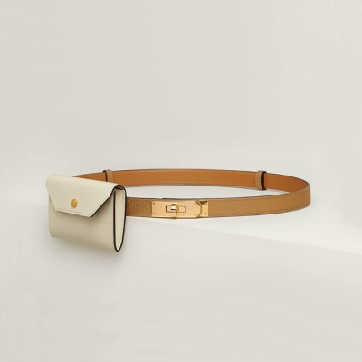 에르메스 여성 켈리 포켓 벨트 - Hermes Womens Gold Belts - be18x