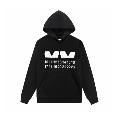 메종 마르지엘라 남성 블랙 후드티 - Maison margiela Mens Black Hoodie - cl91x