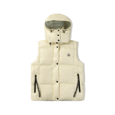 몽클레어 여성 화이트 덕다운 베스트 - Moncler Womens White Best - cl111x