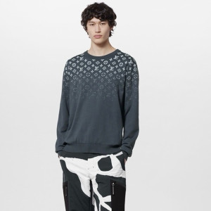 루이비통 남성 그레이 크루넥 니트 - Louis vuitton Mens Gray Sweaters - lv2091x