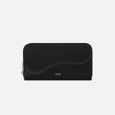 디올 남성 블랙 장지갑 - Dior Mens Black Long Wallets - diw04x