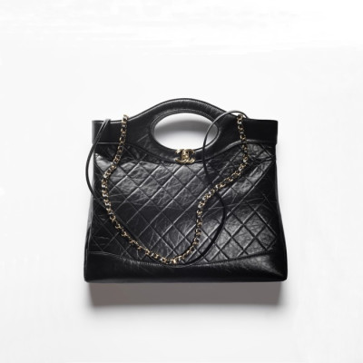 샤넬 여성 블랙 31 백 - Chanel Womens Black 31 Bag - chb18x