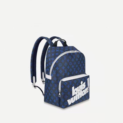 루이비통 남성 네이비 백팩 - Louis vuitton Mens Navy Back Pack - lvb50x