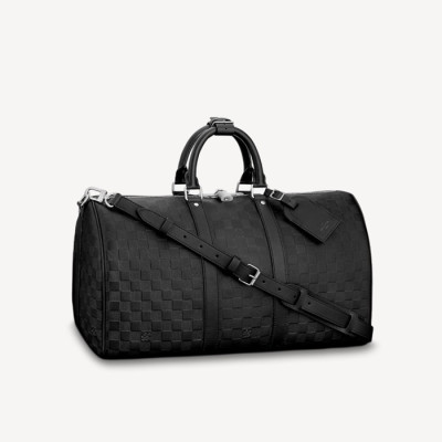 루이비통 남성 키폴 반둘리에 - Louis vuitton Mens Black Keepall - lvb57x